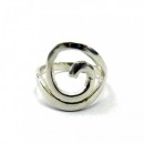 Серебряное кольцо 925 пробы "Спираль"